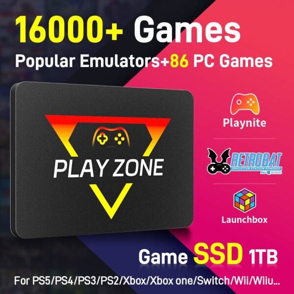Play Zone X – 16,000+ Games SSD