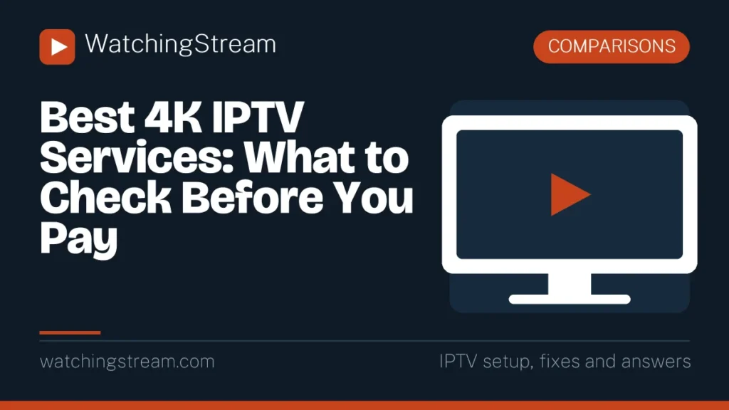 Best 4K IPTV Services: What to Check Before You Pay
