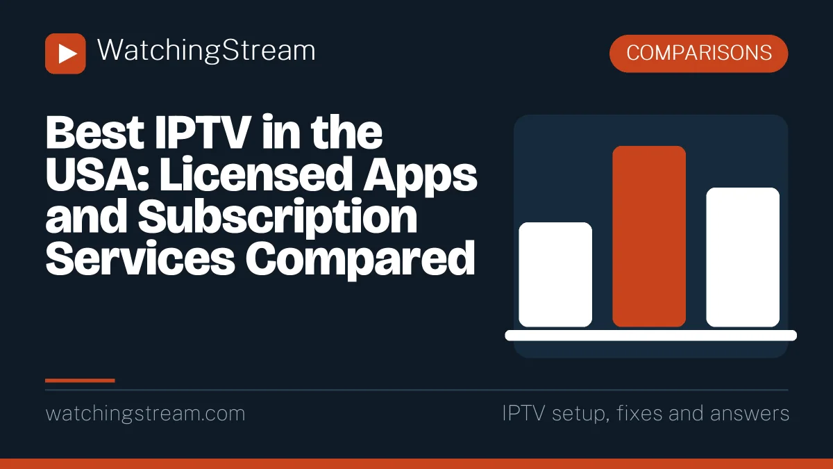 Best IPTV in the USA: Licensed Apps and Subscription Services Compared
